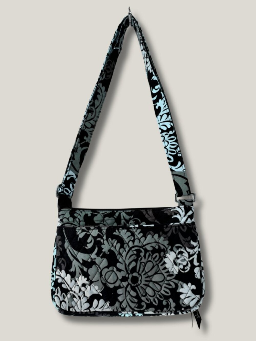 Vera Bradley Baroque Hipster Crossbody Bag Retired HTF Y2K Quilted Cotton - Picture 2 of 4